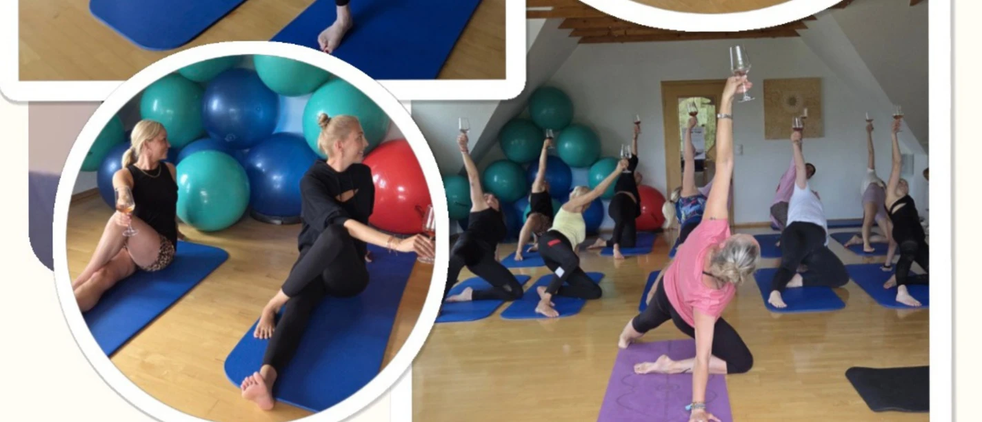 Impressionen vom Weinyoga