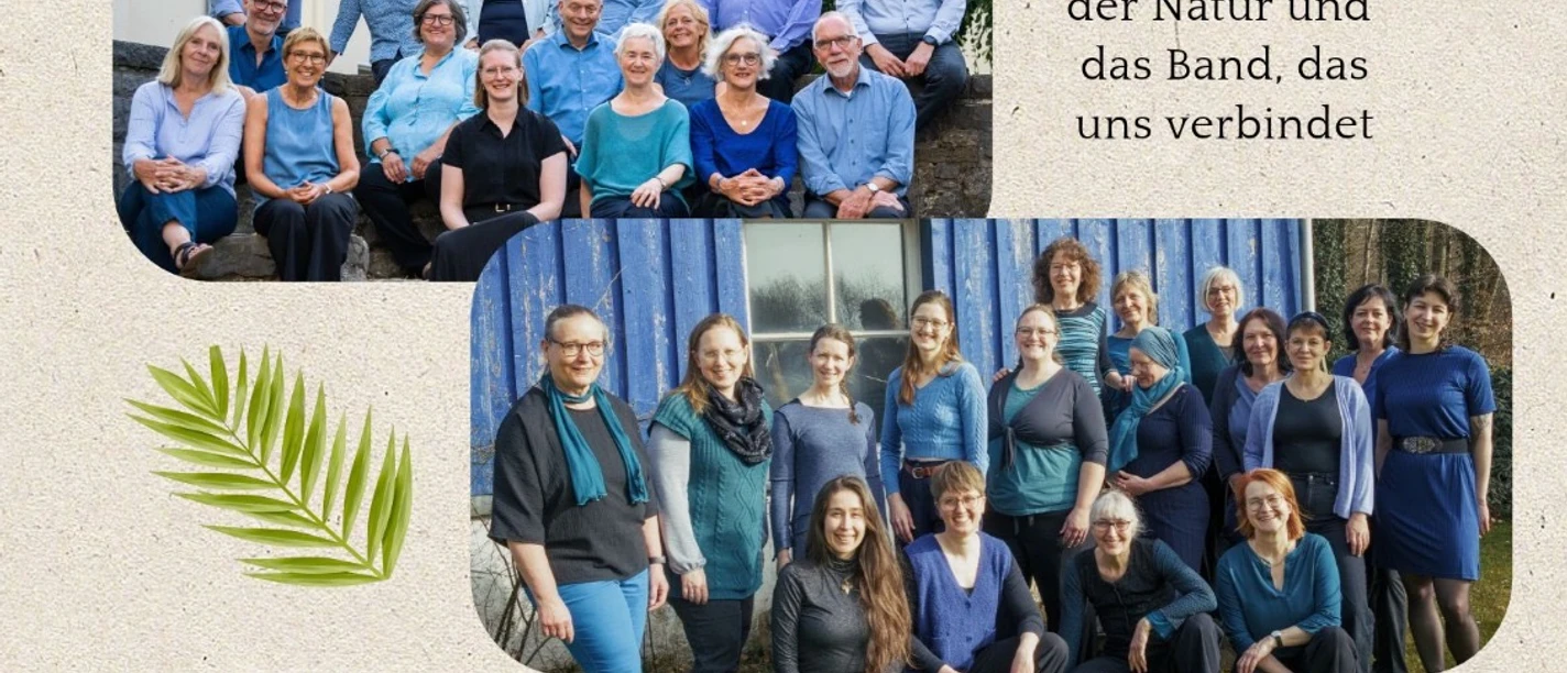 Bilder von beiden Chören und die Daten zu dem Konzert sind als Plakat zusammengestellt