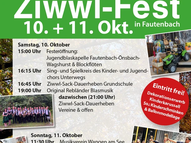 Ziwwl-Fest Programm Ziwwl-Fest Programm