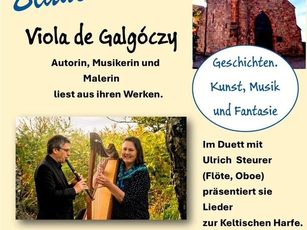 Plakat der Blauen Stunde im Klauskirchl Achern