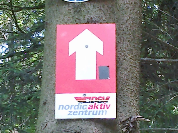 Streckenverlaufsschild