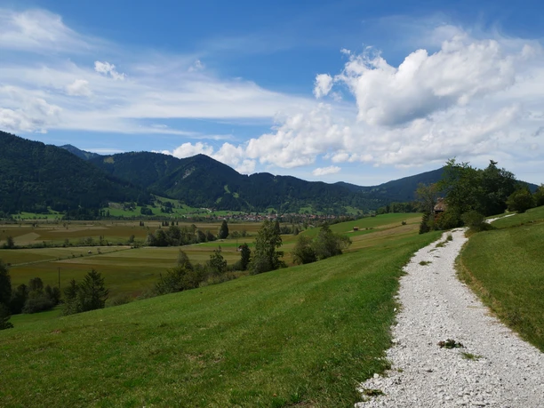 Ausblick auf das Naturschutzgebiet Pulvermoos
