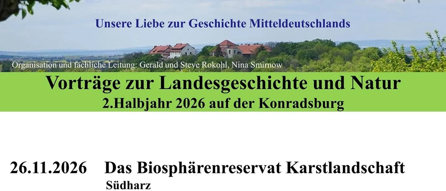 Konradsburgvortrag karstlandschaft