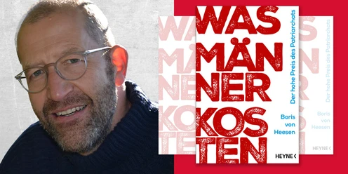 Boris von Heesen neben seinem Buch.