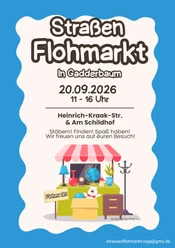 Straßenflohmarkt in Gadderbaum