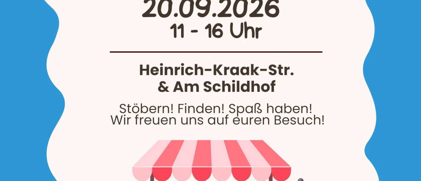 Straßenflohmarkt in Gadderbaum