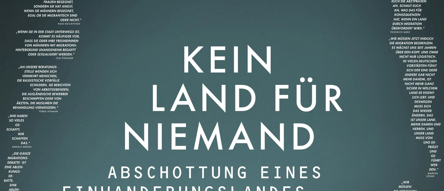 Kinoplakat mit dem Umriss von Deutschland
