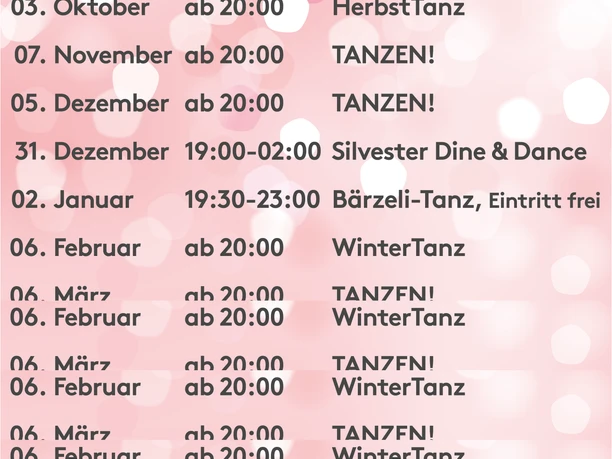 Jahres Agenda