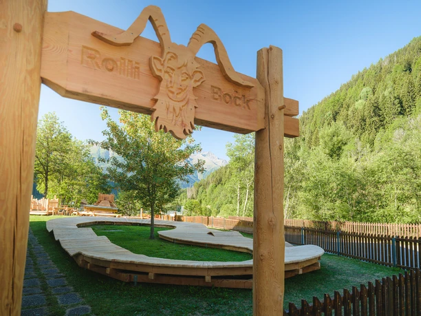 Spielplatz Fieschertal im Sommer in der Aletsch Arena