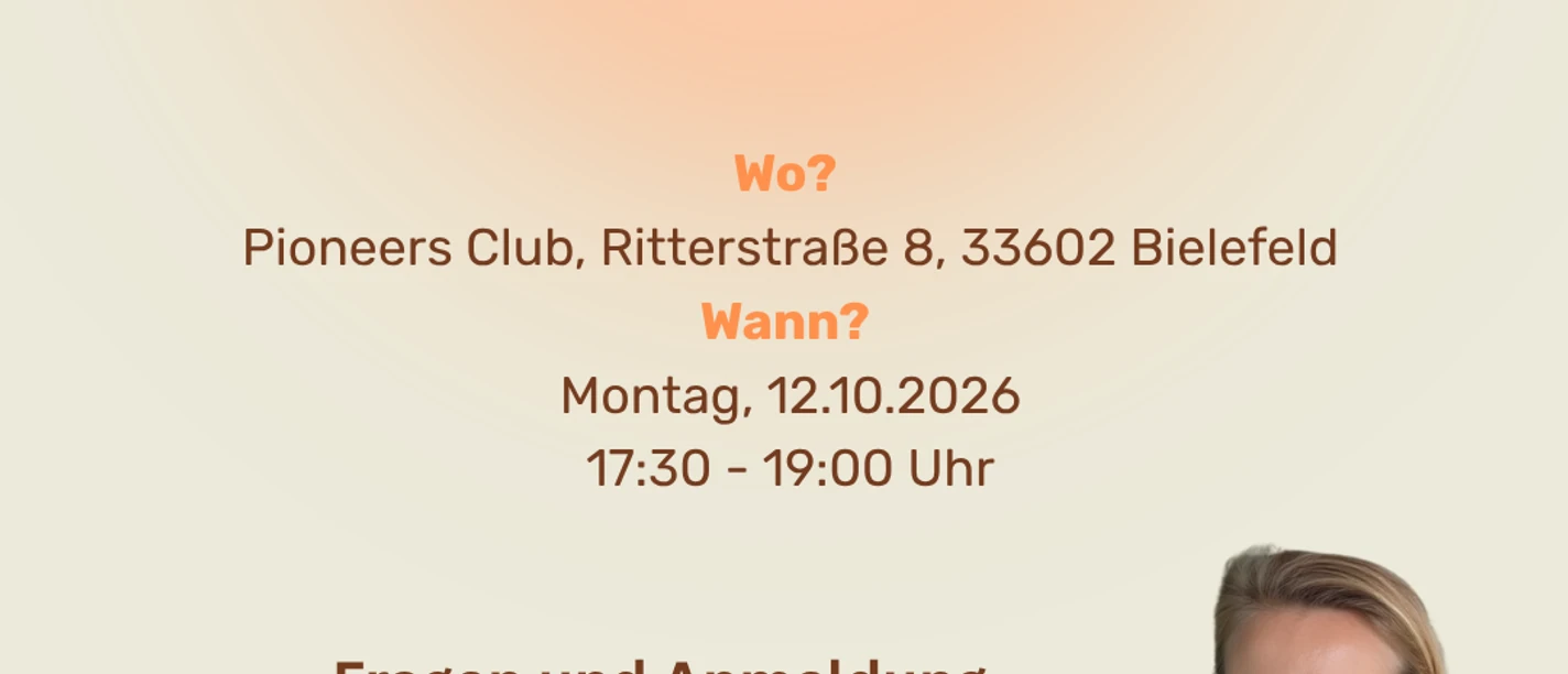 Flyer mit Text