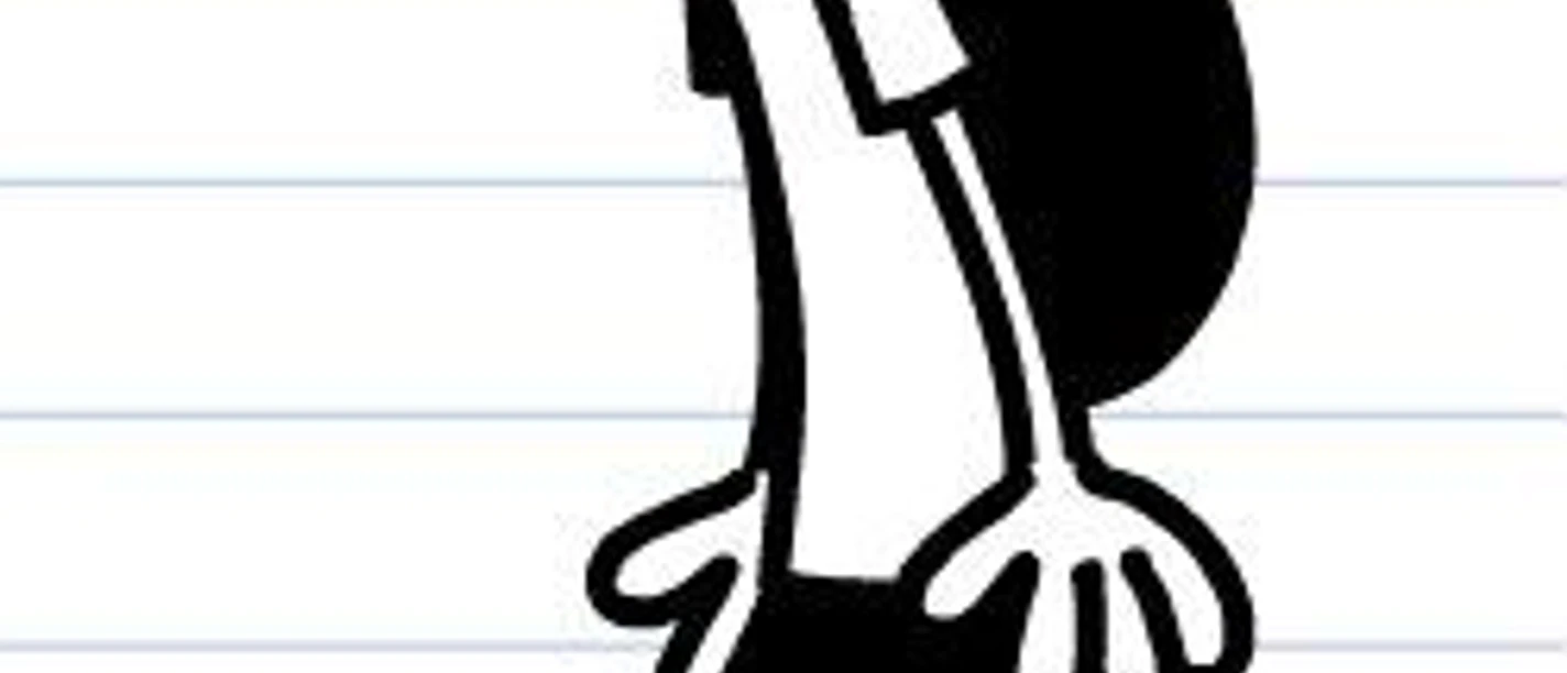 ein gezeichnetes Bild der Figur Greg aus der bekannten Buchreihe