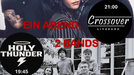 Konzertplakat Crossover & Holy Thunder