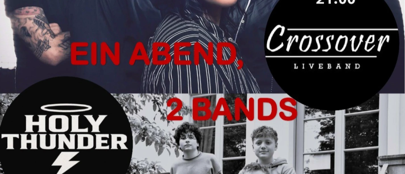 Konzertplakat Crossover & Holy Thunder