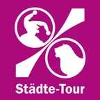 Wegelogo der Städte-Tour. Wegelogo der Städte-Tour.