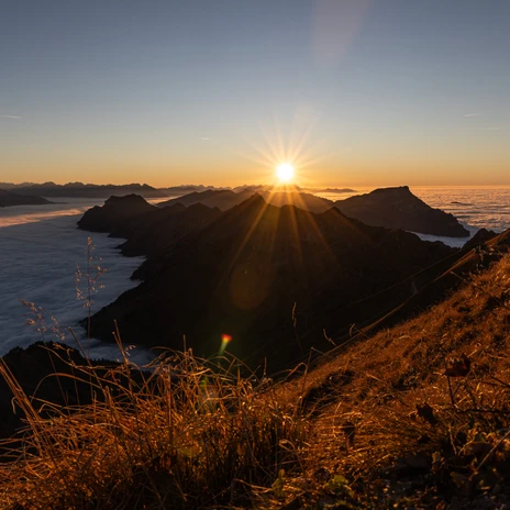 Abendstimmung auf dem Brienzer Rothorn