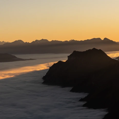 Abendstimmung auf dem Brienzer Rothorn