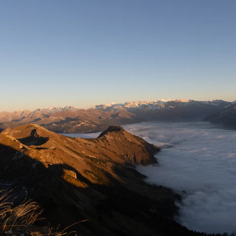 Abendstimmung auf dem Brienzer Rothorn