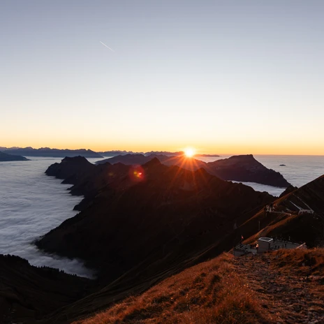 Abendstimmung auf dem Brienzer Rothorn