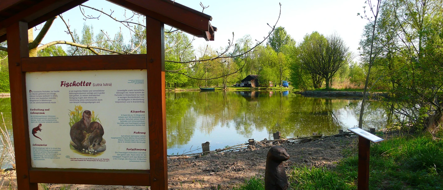 Hinweistafel Fließgewässer Oker Oker watercourse information board