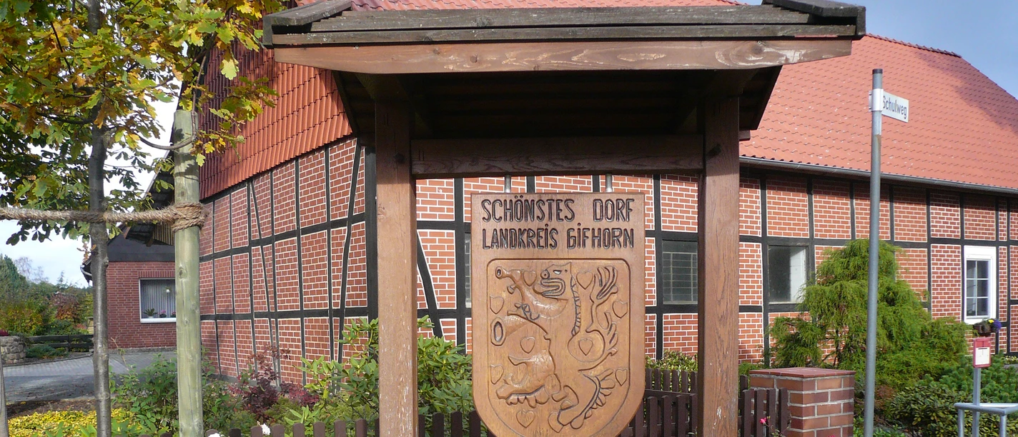 Neubokel Hinweistafel in Neubokel