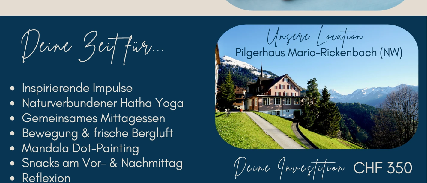 Flyer A4 Ankommen & Auftanken