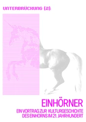 Zu sehen ist ein Einhorn. Zur Hälfte in ASCII-Art und zur anderen fotorealistisch dargestellt