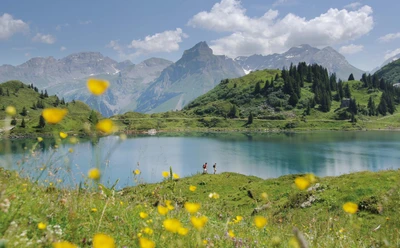 Sommer beim Trübsee am Titlis in Engelberg