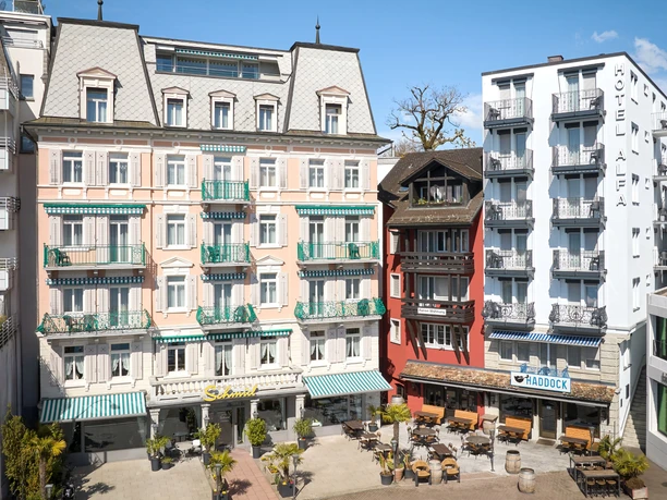 Hotel Schmid & Alfa Brunnen - Aussenansicht Hotel Schmid & Alfa Brunnen - Aussenansicht