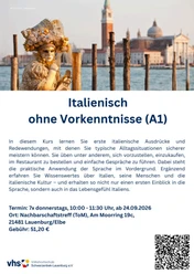 Plakat Italienisch LA.jpg VHS Kurs Italienisch