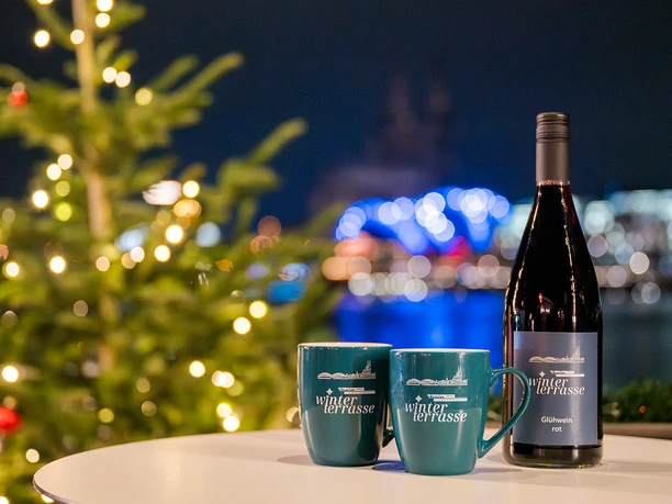 Winterterrassen-Glühwein Vorweihnachtliche Stimmung in der Winterterrasse
