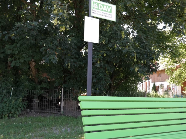 DAV Mitfahrbankerl - Am Trahtweg