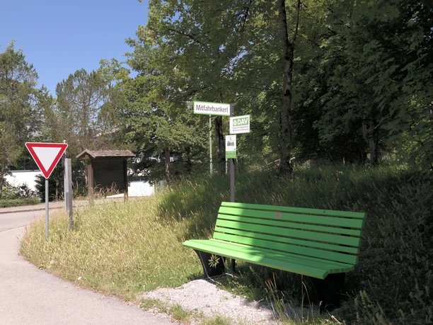 DAV Mitfahrbankerl - Laber Bergbahn DAV Mitfahrbankerl - Laber Bergbahn