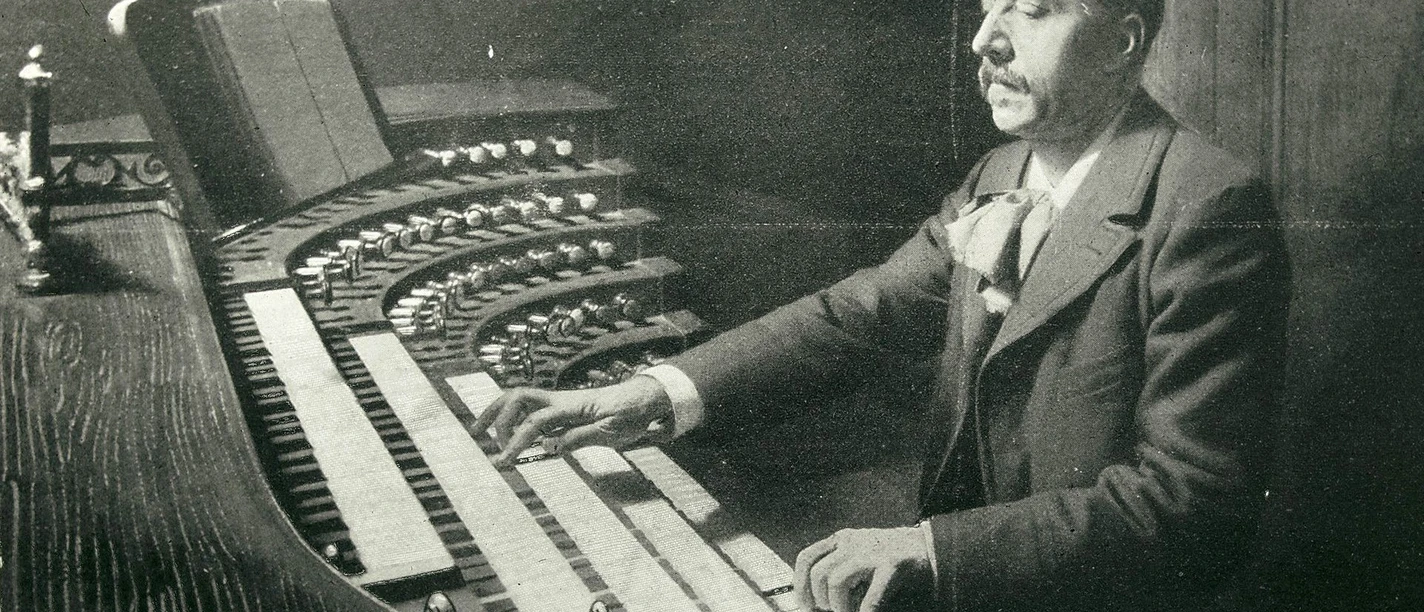 Charles-Marie Widor an der Orgel von St. Sulpice