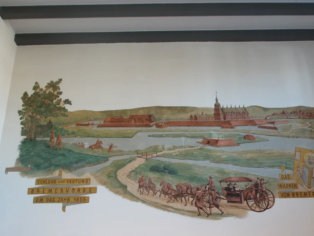 Gemälde im Bahnhof Bremervörde Gemälde im Bahnhof Bremervörde