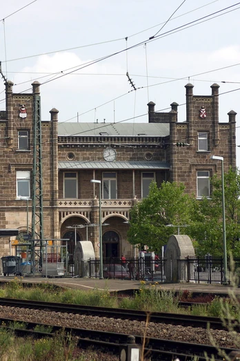 Das Bild zeigt den Mindener Bahnhof.