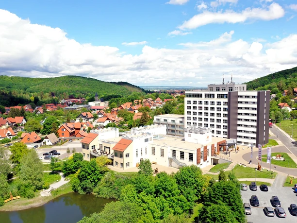 Hasseröder Burghotel in Wernigerode – Buitenkant Hasseröder Burghotel in Wernigerode – Buitenkant