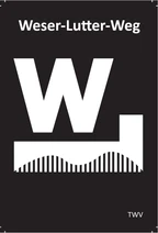 Wegemarkierung Weser-Lutter-Weg Wegemarkierung Weser-Lutter-Weg