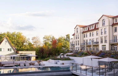 Naturresort & Spa Schindelbruch in Stolberg – Vooraanzicht Naturresort & Spa Schindelbruch in Stolberg – Vooraanzicht