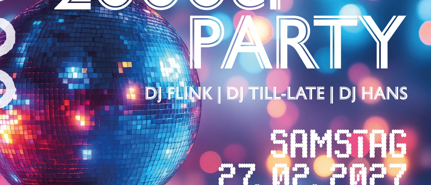 Plakat 2000er Disco Paragraph K A3 quer2 Plakat 2000er Disco Paragraph K A3 quer2