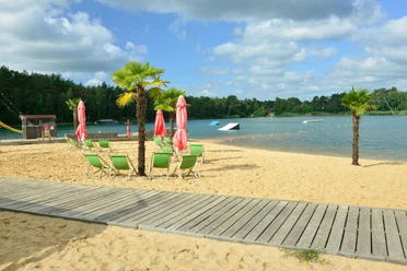 Bernsteinsee Stüde Strand am Bernsteinsee in Stüde