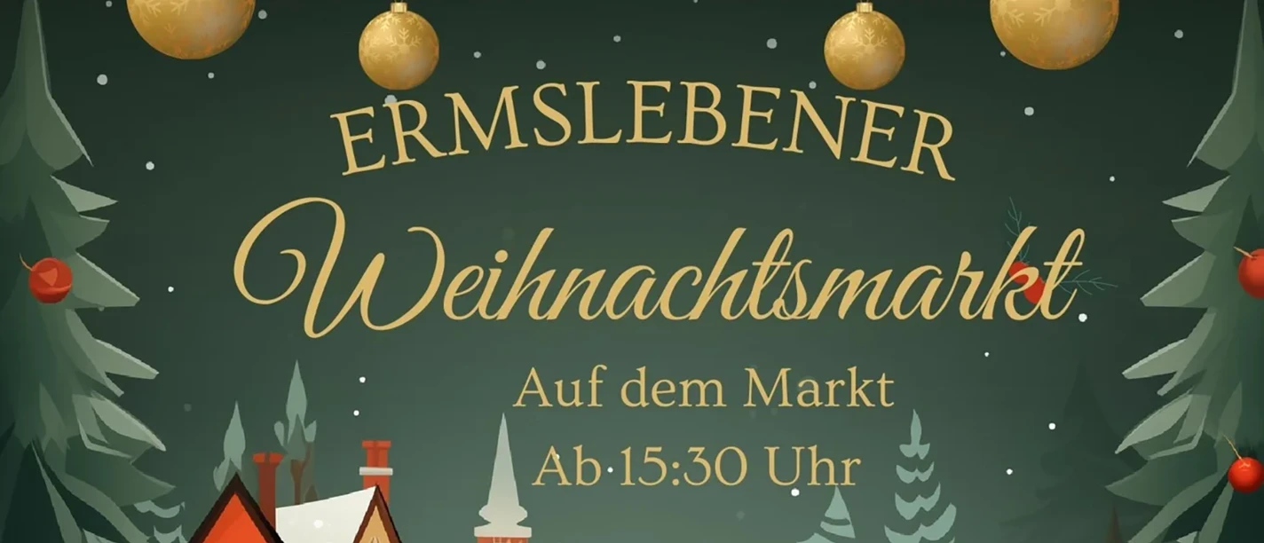 Weihnachtsmarkt in Ermsleben Weihnachtsmarkt in Ermsleben