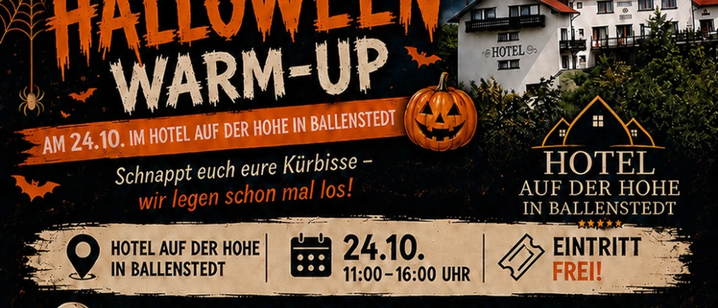 Halloween warm up Hotel auf der Hohe Halloween warm up Hotel auf der Hohe