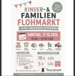 Kinder- und Familienflohmarkt in der Tanzschmiede Deppermann
