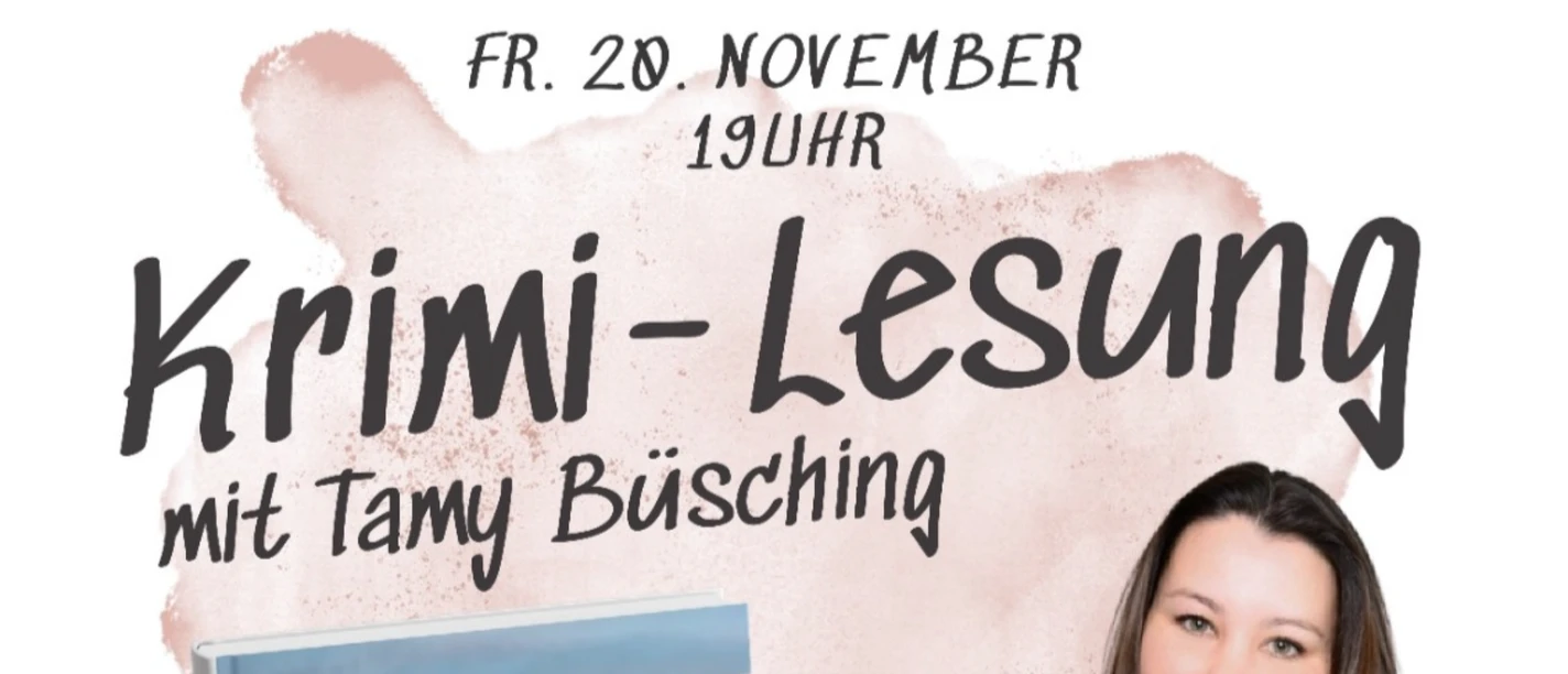 Krimi-Lesung mit Tamy Büsching Krimi-Lesung mit Tamy Büsching