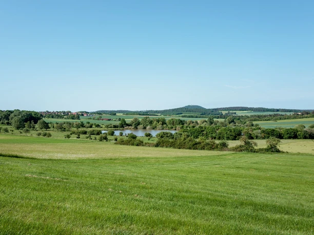 Blick zum Naturschutzgebit Glockenborn Blick zum Naturschutzgebit Glockenborn