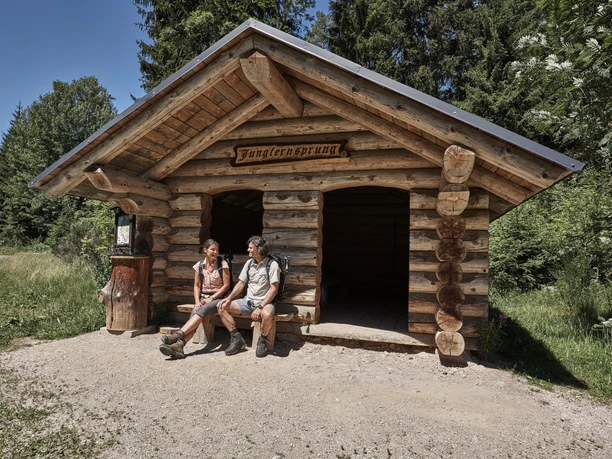 Schutzhütte am Jungfernsprung Schutzhütte am Jungfernsprung