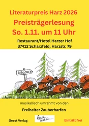Literaturpreis Harz 2026