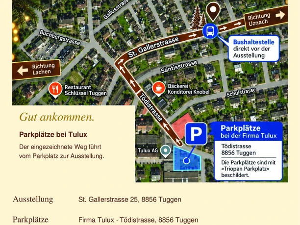 Adventsausstellung Anfahrt Adventsausstellung Anfahrt