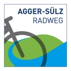 Markierungszeichen Agger-Suelz Radweg Markierungszeichen Agger-Suelz Radweg