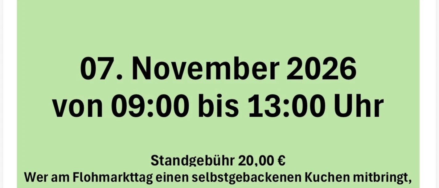 Indoor Flohmarkt